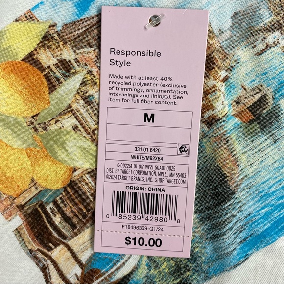 Universal Thread White Venice Graphic Tee - Picture 4 of 7